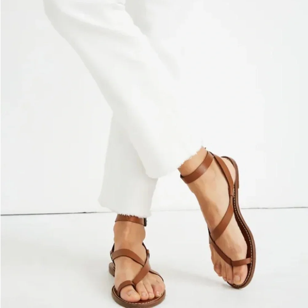 Madewell High-Rise Crop Boyjean – White - Picture 2 of 9